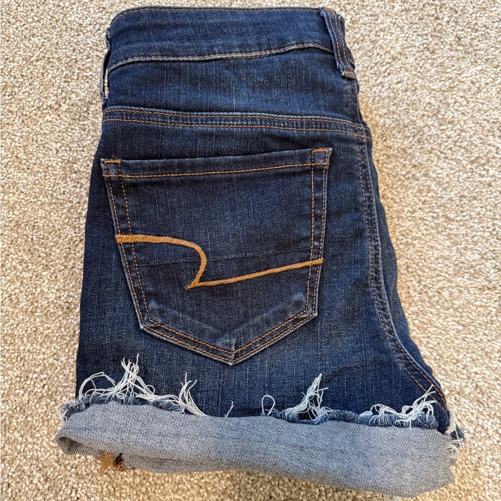 American Eagle Outfitters Dark Blue denim shorts